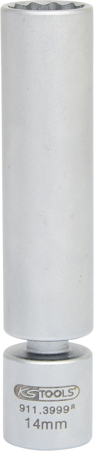 3/8" Spezial-Zündkerzen-Stecknuss für BMW mit Gelenk, 14mm