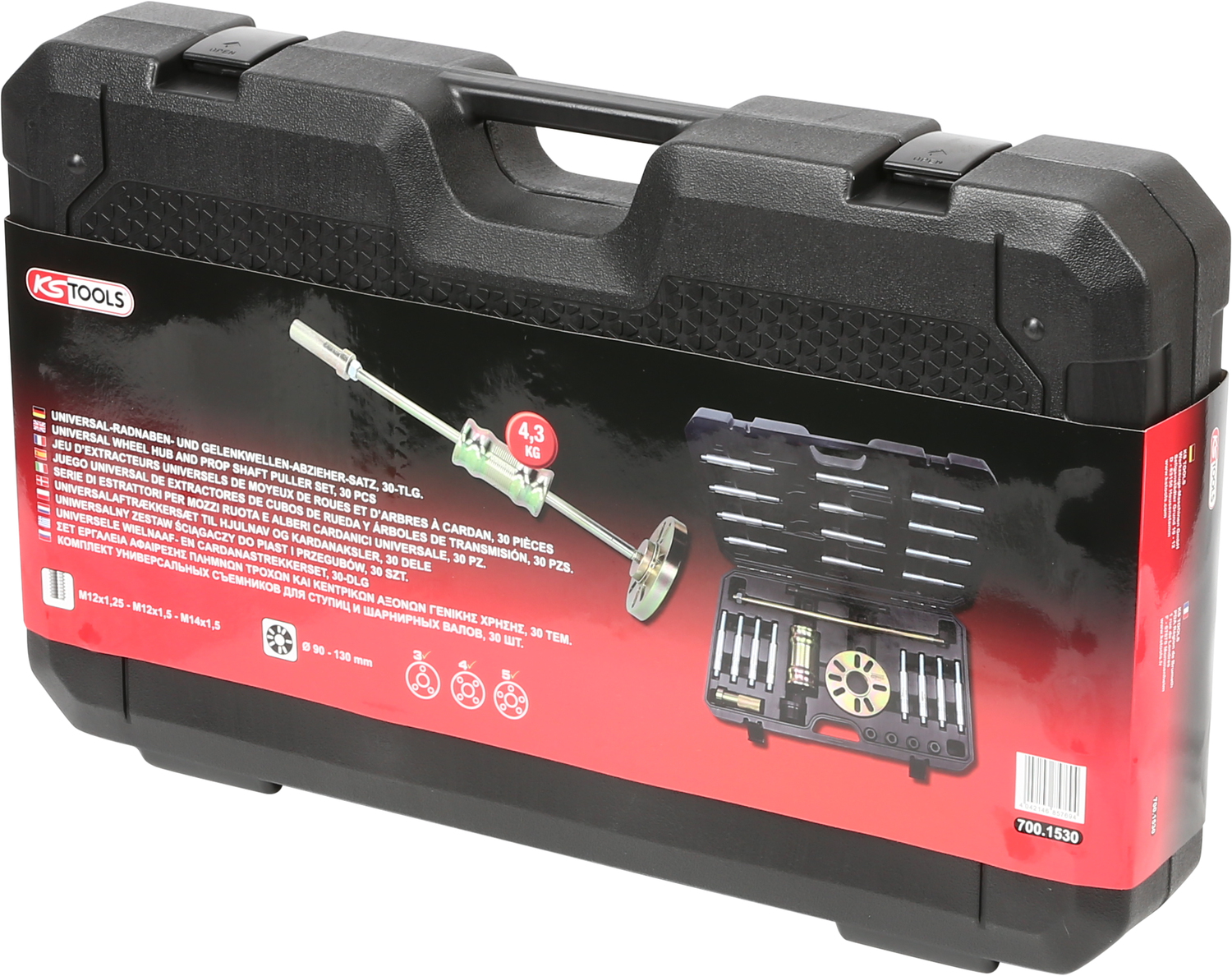Universal-Radnaben- und Gelenkwellen-Abzieher-Satz, 30-tlg