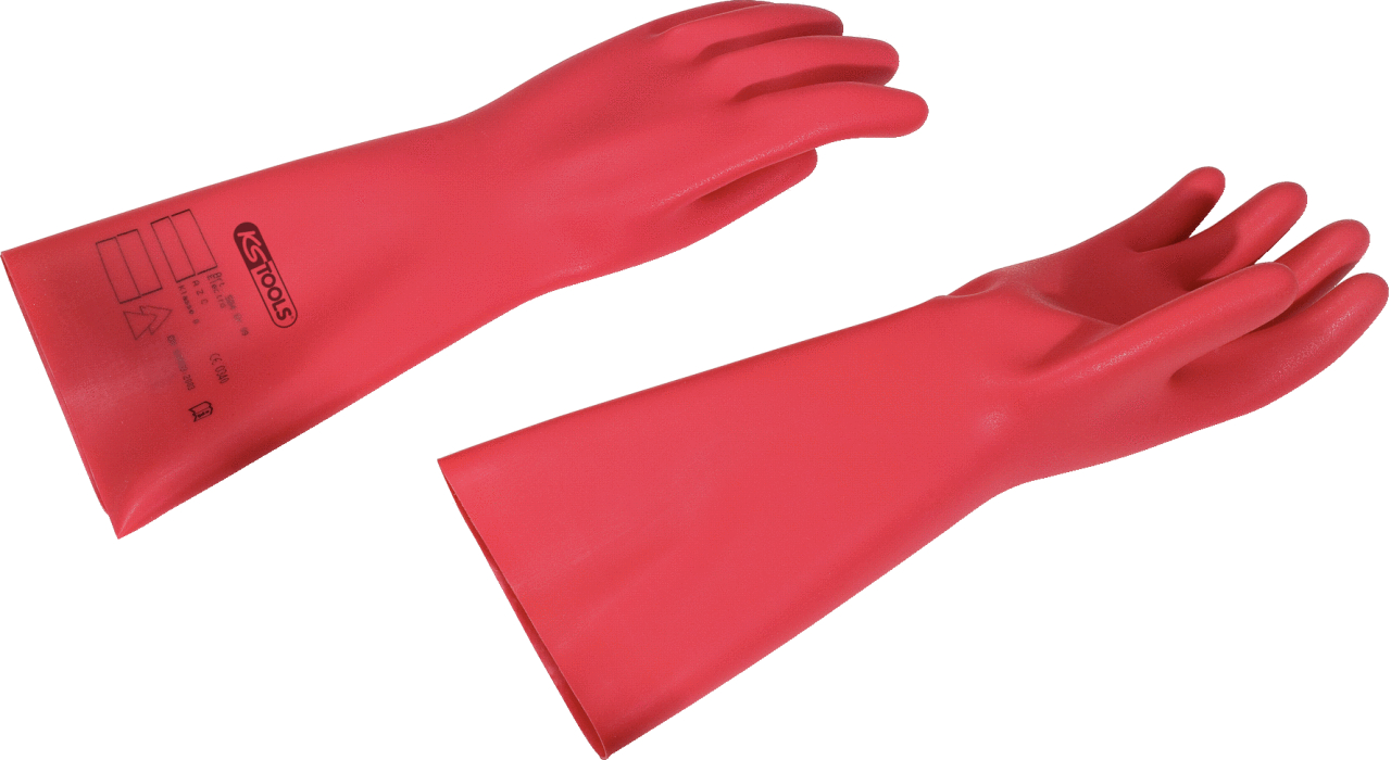 Elektriker-Schutzhandschuh mit Schutzisolierung, Größe 11, rot