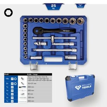 Steckschlüsselsatz KS TOOLS  BT022025