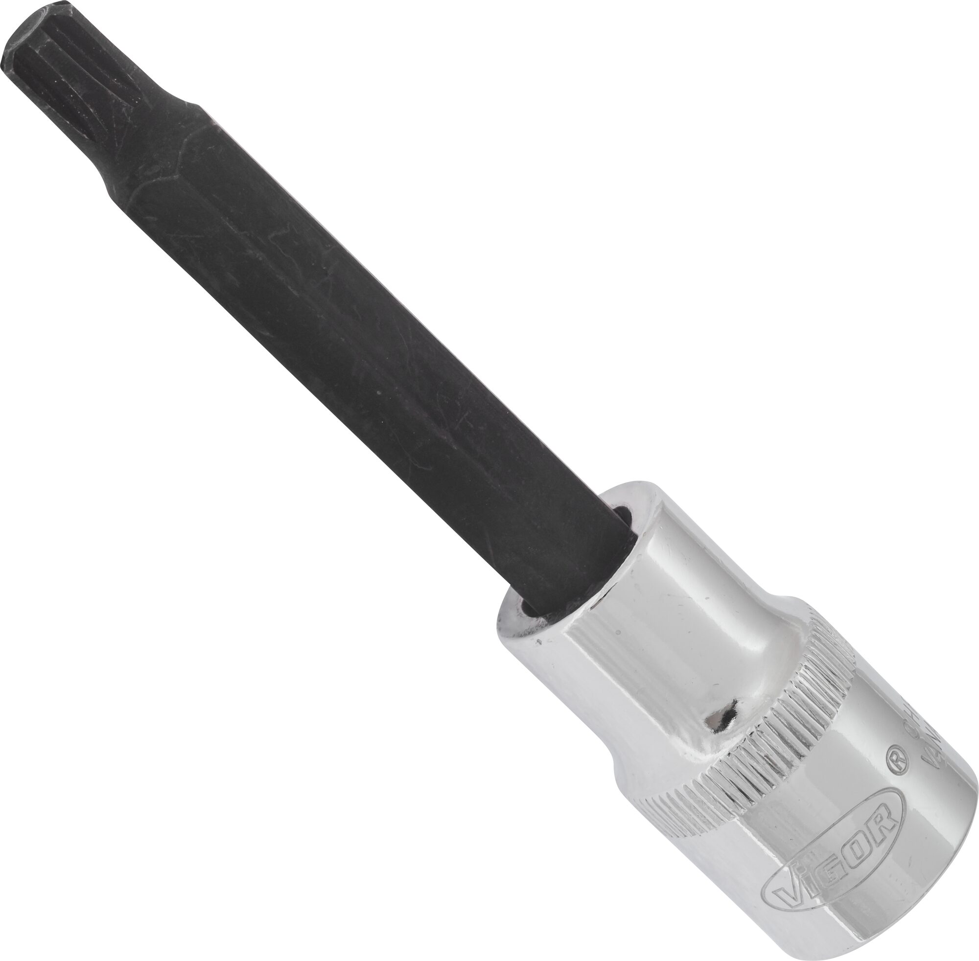 VIGOR RIBE Schraubendreher-Einsatz · V2214 · Vierkant hohl 12,5 mm (1/2 Zoll) · Innen Keilprofil Ribe-CV · M8