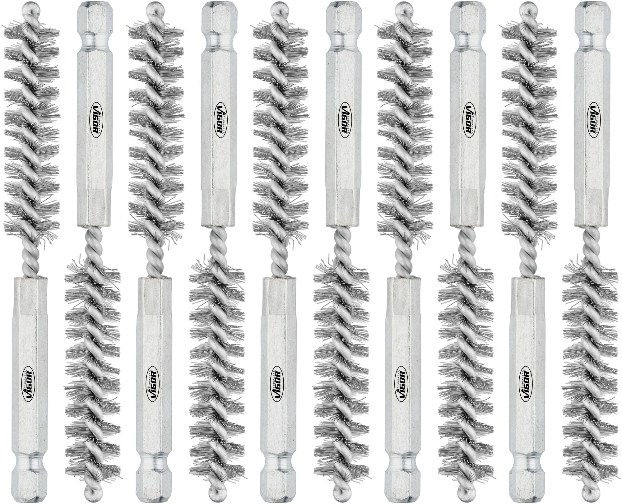 VIGOR Stahlbürsten Satz ? 11 mm · V4646S-11