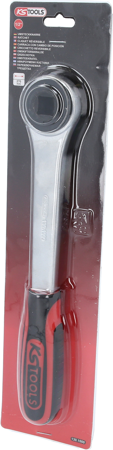 1/2" Umsteckknarre, 270mm