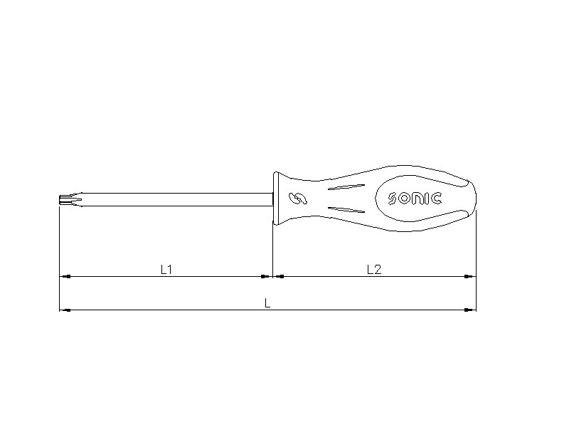 Werkzeug Sonic Schraubendreher TX extra lang T25 13625025