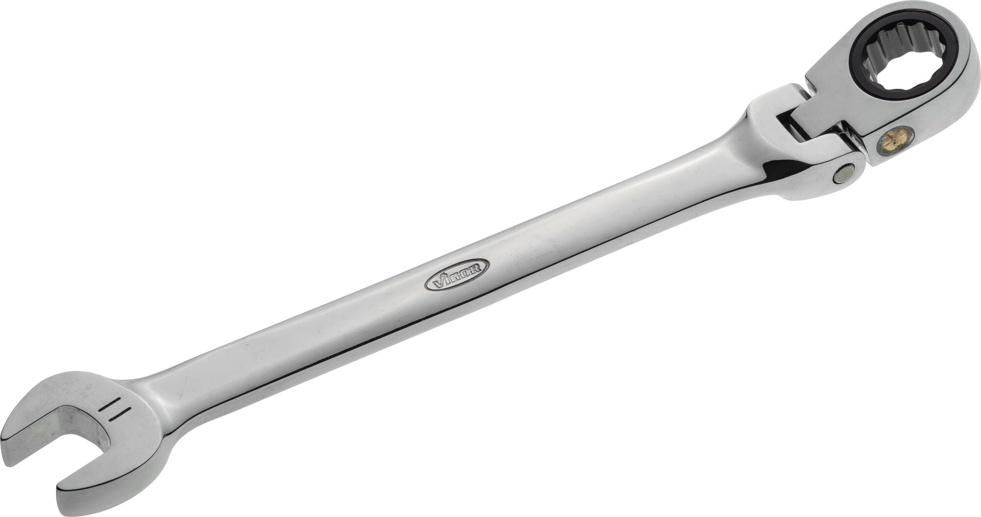 VIGOR Gelenk Ratschen-Ring-Maulschlüssel · V2807 · Außen Sechskant Profil, Außen Doppel-Sechskant Profil · 11 mm