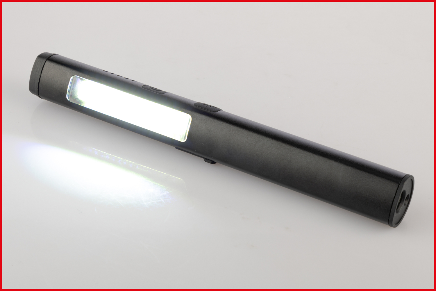 LED COB Stripe Inspektionslampe 350 Lumen mit UV-Spot LED und Laserpointer