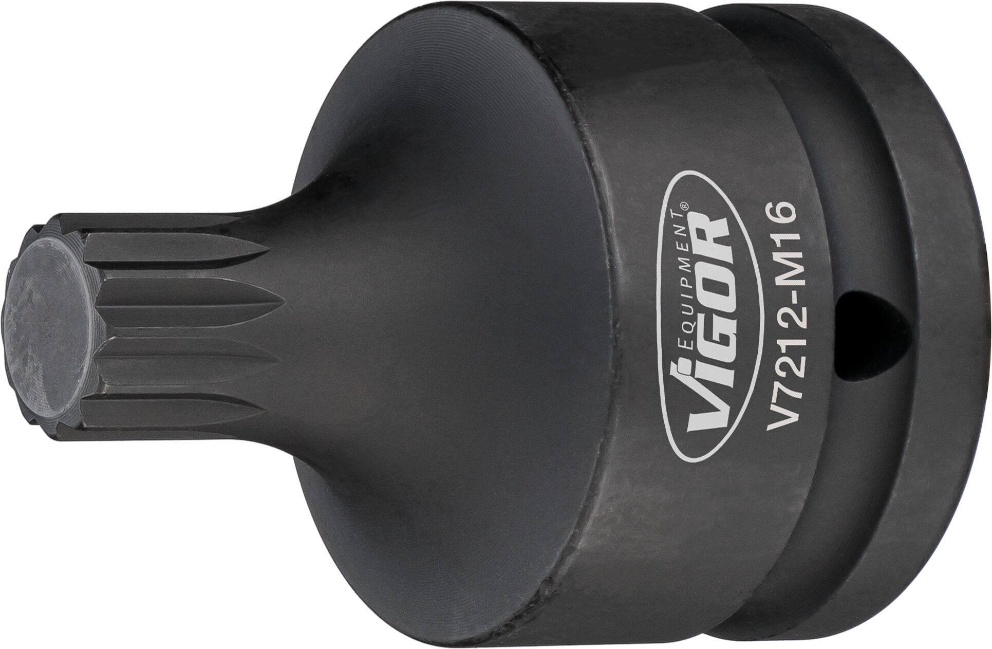 VIGOR Schlagschrauber Schraubendreher-Einsatz · V7212-M14 · Vierkant hohl 20 mm (3/4 Zoll) · Innen Vielzahn Profil XZN · M14