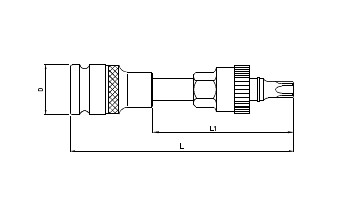 Werkzeug Sonic Lichtmaschinen Biteinsatz 1/2" T50x110L 817006