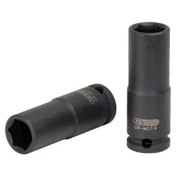 3/8" Sechskant-Kraft-Stecknuss, lang, 8mm