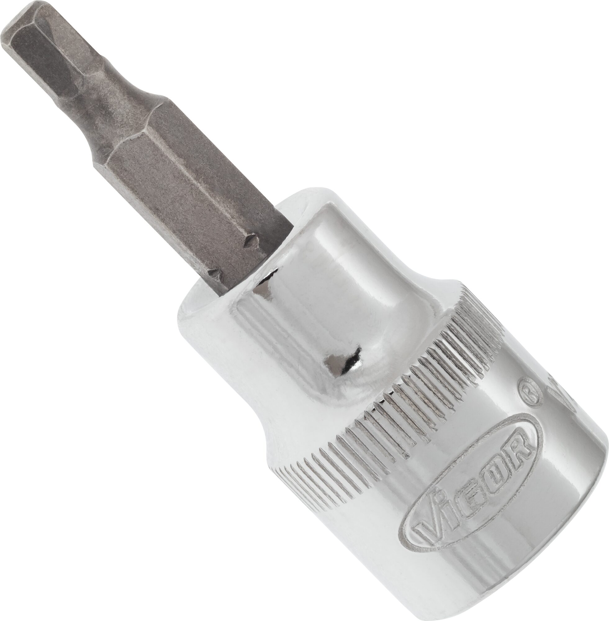 VIGOR Innensechskant Schraubendreher-Einsatz · V2284N · Vierkant hohl 10 mm (3/8 Zoll) · Innen Sechskant Profil · 4 mm