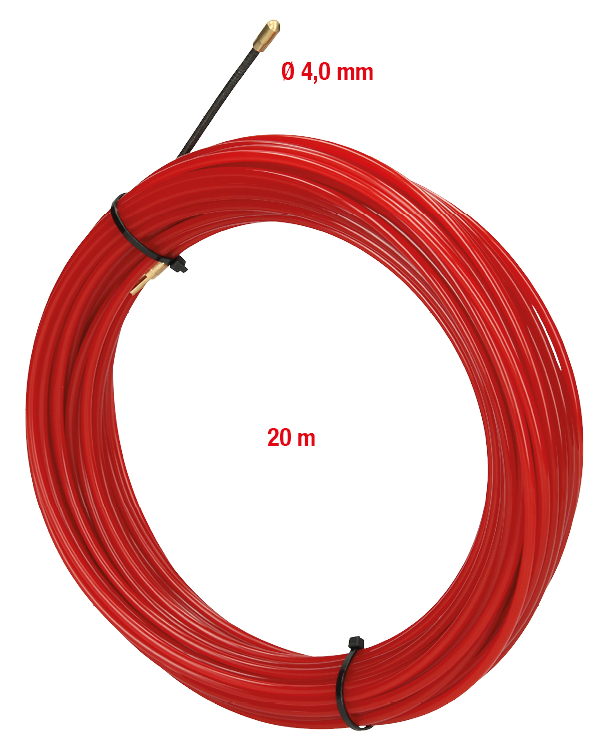 Kabel-Einziehdraht, 20,0 m