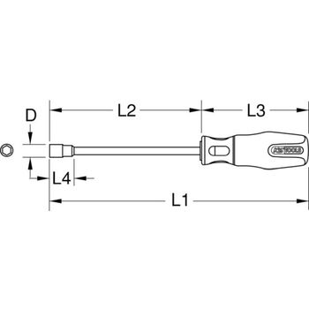 ERGOTORQUEplus Stecknuss-Schraubendreher, 14mm