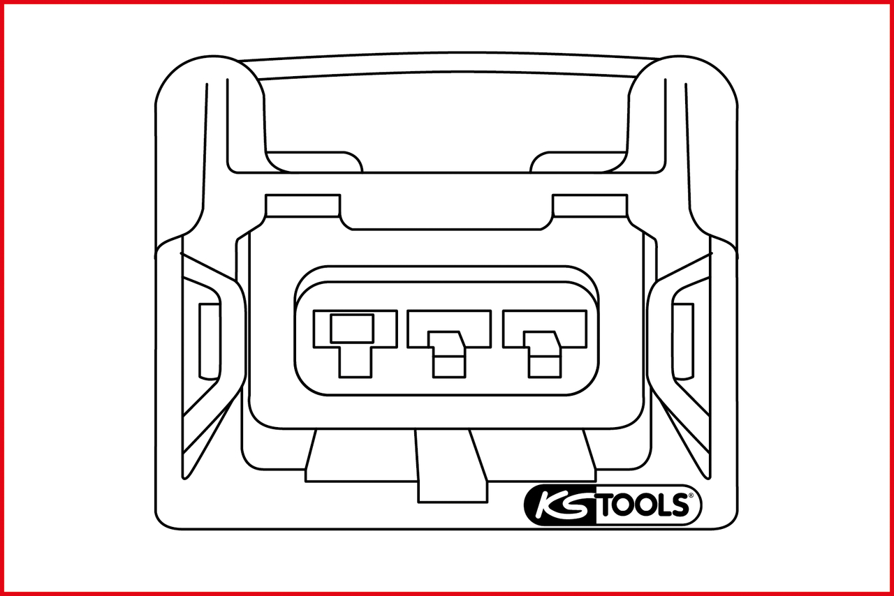 Universal Kabel-Entriegelungswerkzeug-Satz, 3-tlg