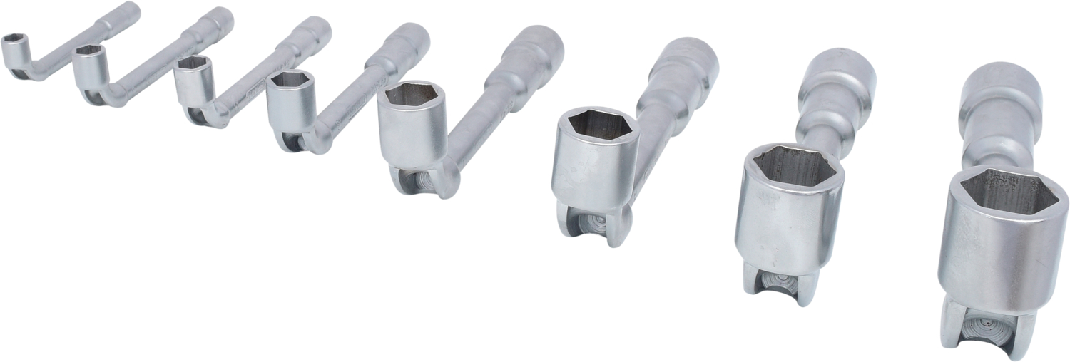 ULTIMATEplus Doppel-Steckschlüssel-Satz, gekröpft, 8-tlg