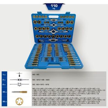 Gewindeschneidwerkzeugsatz KS TOOLS  BT101985