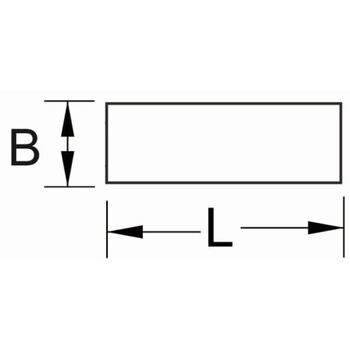 Gummi-Abdecktuch mit Schutzisolierung, Stärke 1,0, 250mm