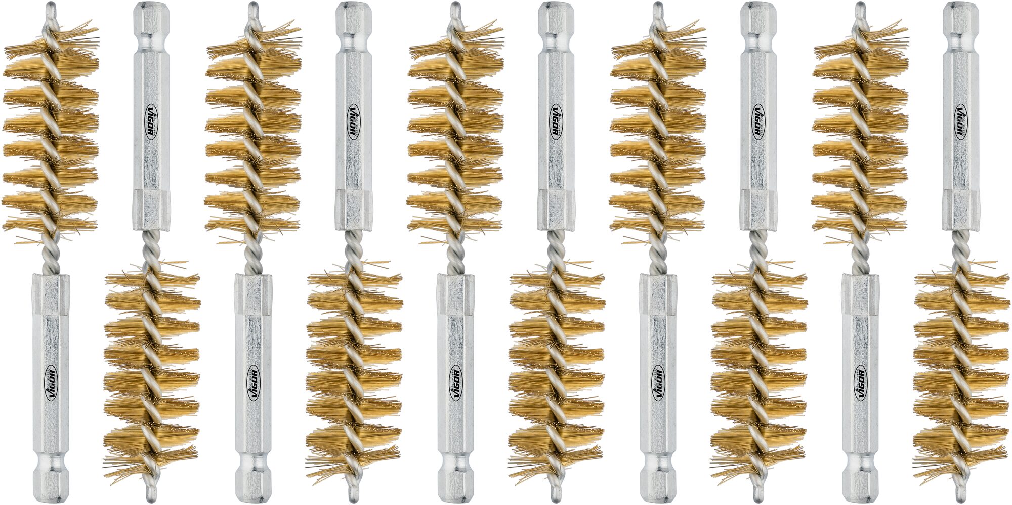 VIGOR Messingbürsten Satz ? 19 mm · V4646M-19