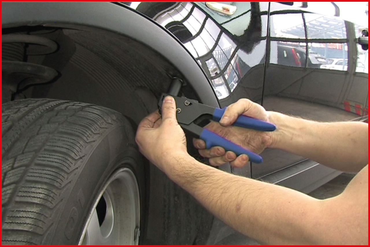 Kunststoff-Nietzangen-Satz mit Nieten, 41-tlg