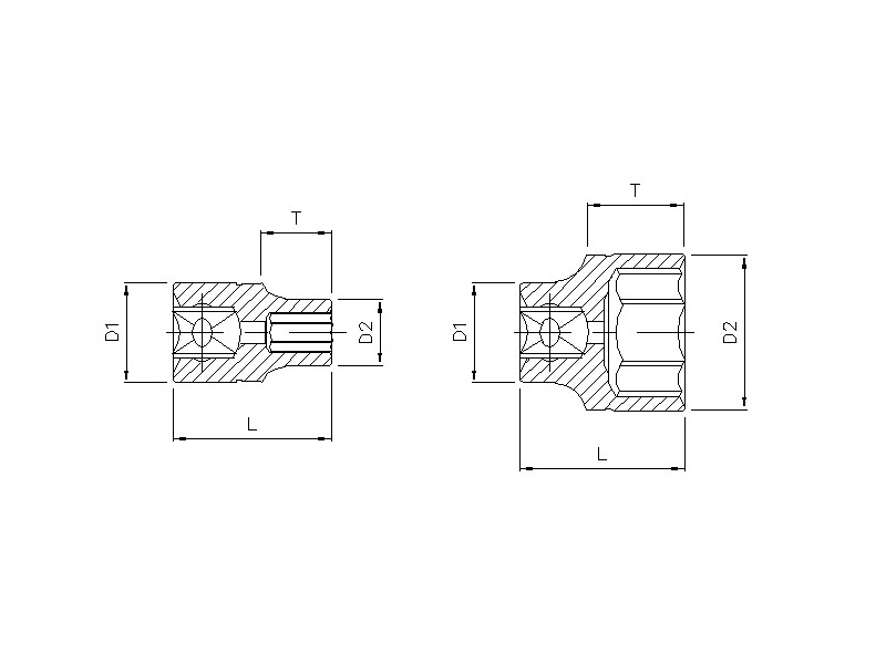 Werkzeug Sonic Stecknuss 3/8" 12-kant 3/4" SAE 22919