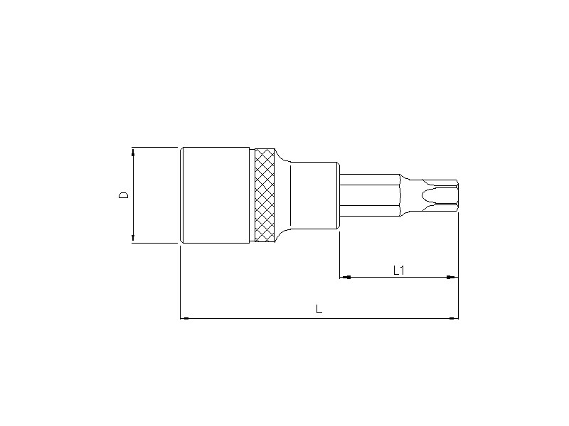 Werkzeug Sonic Biteinsatz 1/2" TX mit Loch T27H 83706227