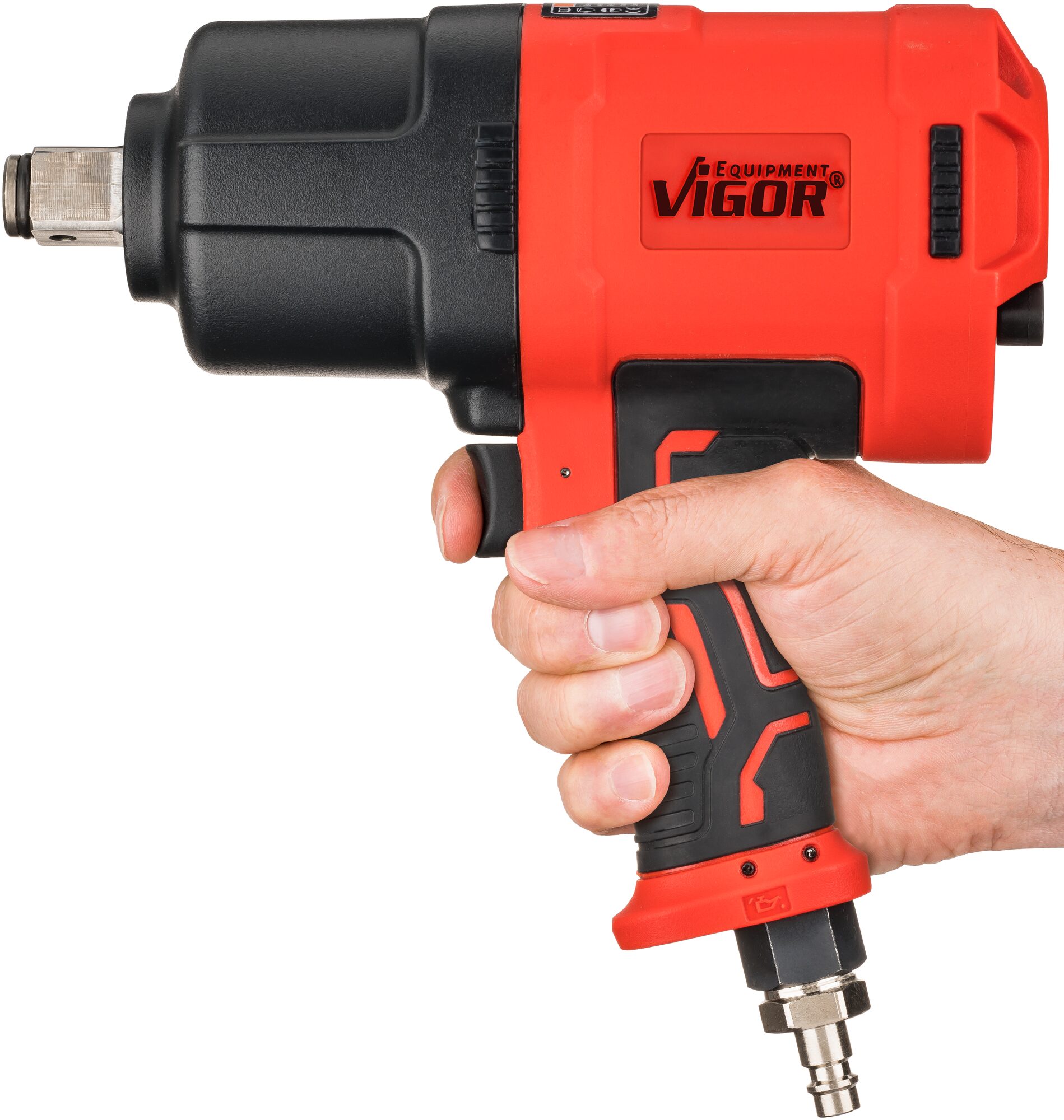 VIGOR Schlagschrauber · V6899N · Lösemoment maximal: 2300 Nm · Vierkant massiv 20 mm (3/4 Zoll) · Hochleistungs-Doppelhammer-Schlagwerk