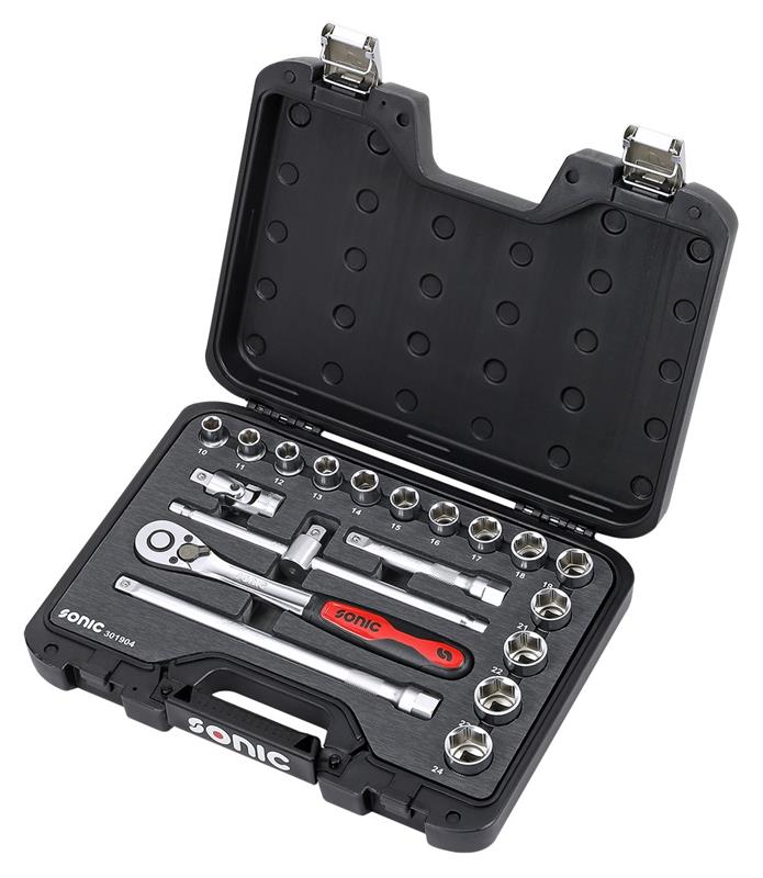 Werkzeug Sonic BMCS Stecknuss-Satz 1/2" 19-tlg. 301904