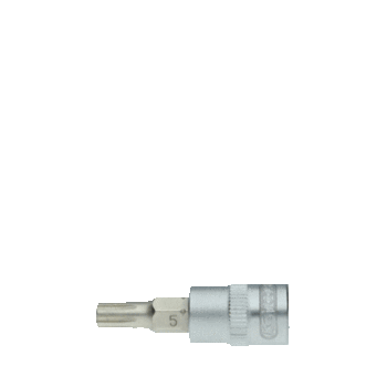 1/4" Bit-Stecknuss für RIBE®-Schrauben, M5, Länge 37 mm