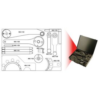 Ratschen-Einhand-Biege-Satz 10-22 mm, 13-tlg