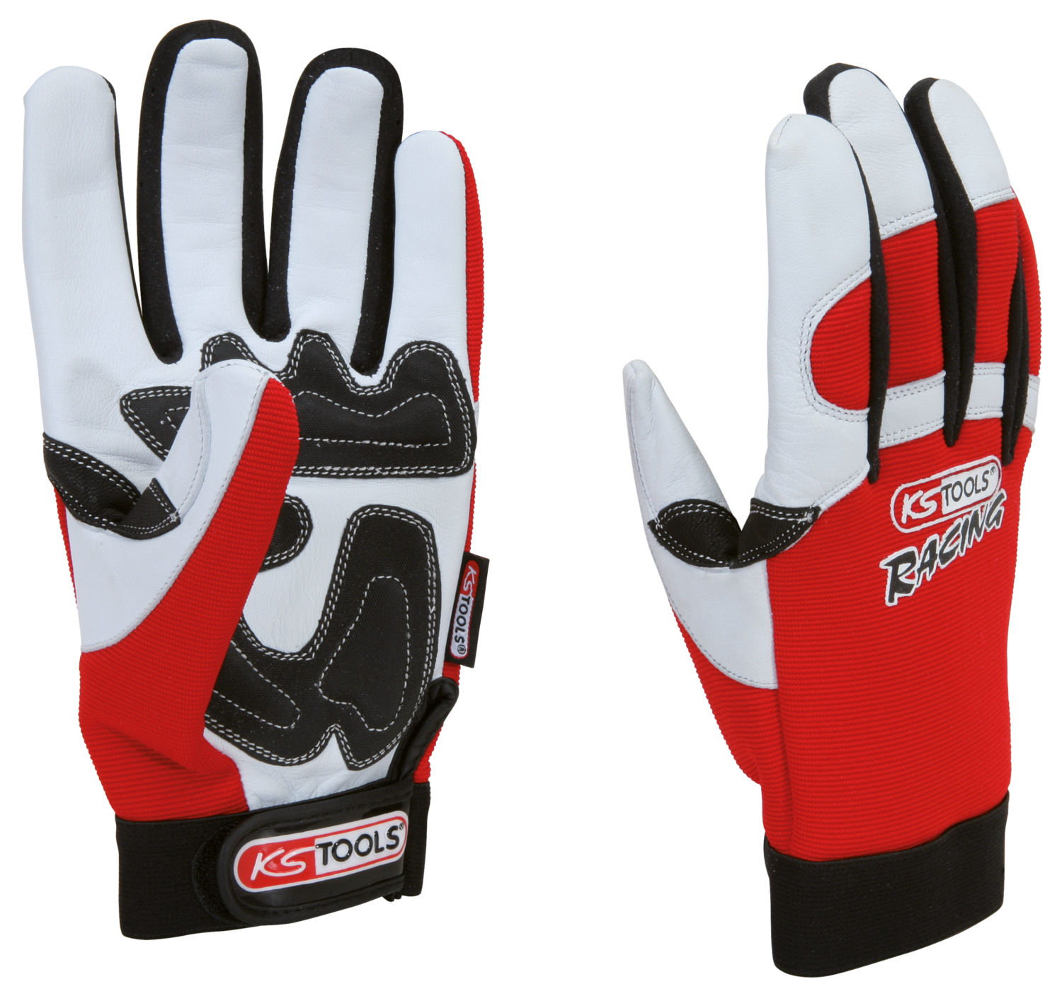 Leder-Mechaniker-Handschuh, Vibrationsgedämmt, 11