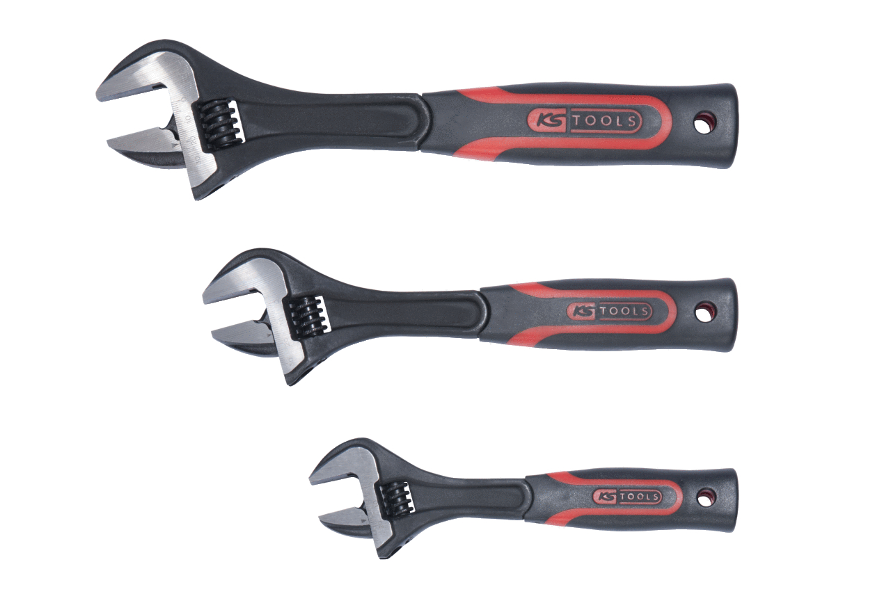 Rollgabelschlüssel-Satz 2-Komponentengriff, 3-tlg