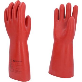 Elektriker-Schutzhandschuh mit mechanischem Schutz, Größe 11, Klasse 4, rot