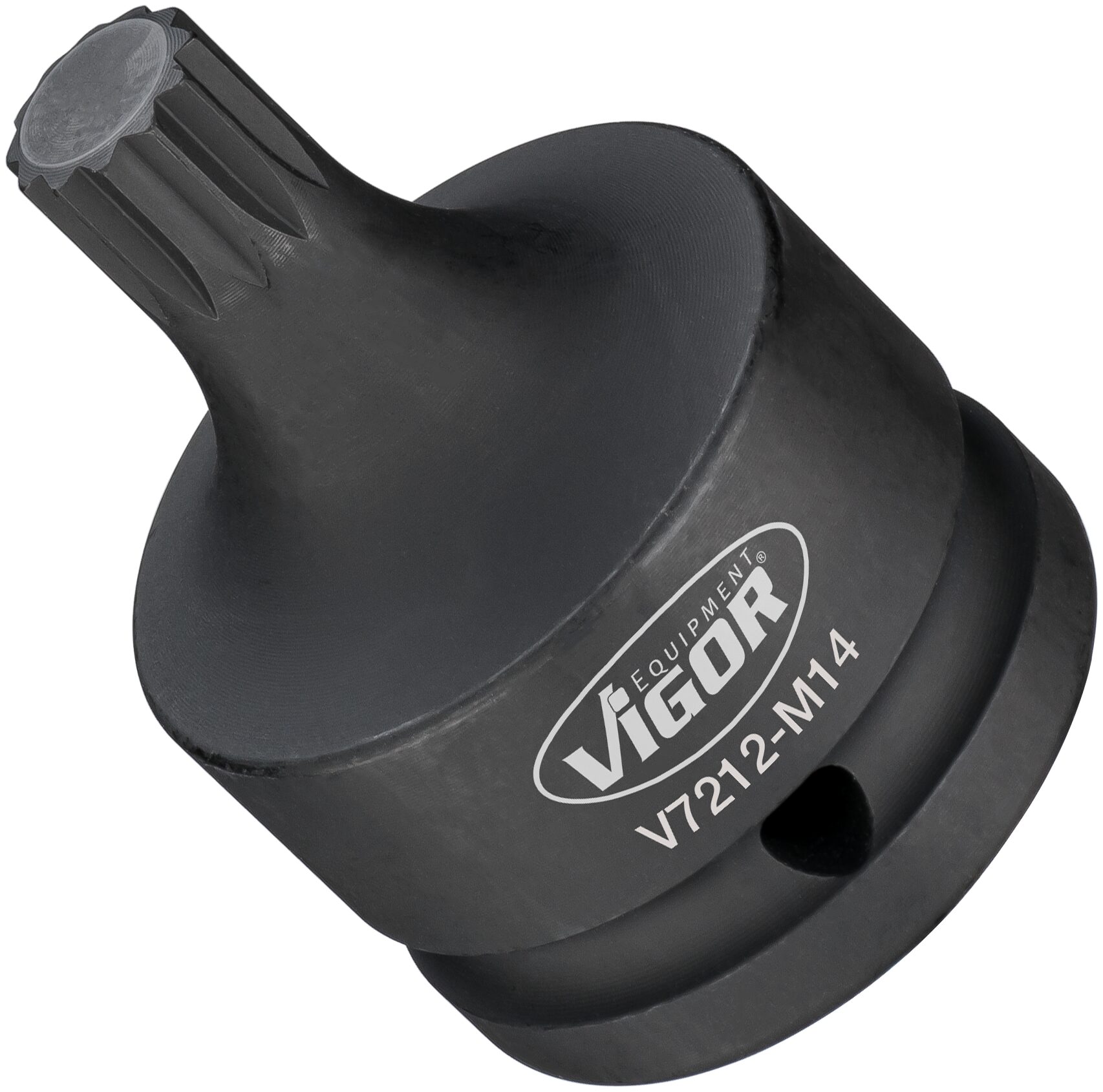 VIGOR Schlagschrauber Schraubendreher-Einsatz · V7212-M14 · Vierkant hohl 20 mm (3/4 Zoll) · Innen Vielzahn Profil XZN · M14