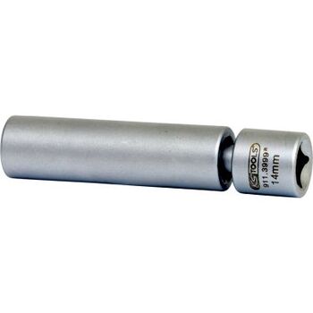 3/8" Spezial-Zündkerzen-Stecknuss für BMW mit Gelenk, 14mm