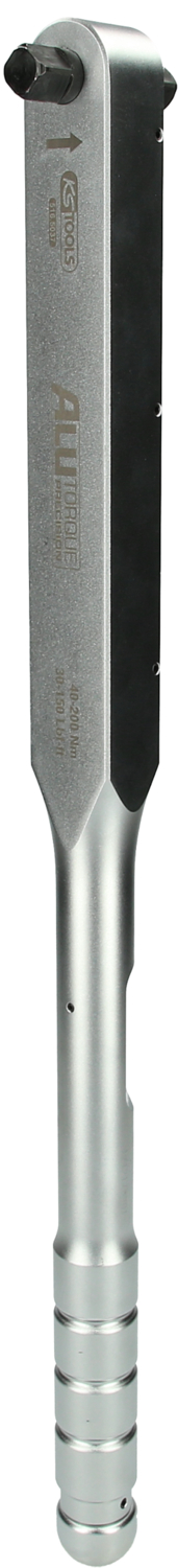 1/2"ALUTORQUEprecision-Drehmomentschlüssel, 40-200Nm, Rechts-Linksanzug, Doppelvierkant
