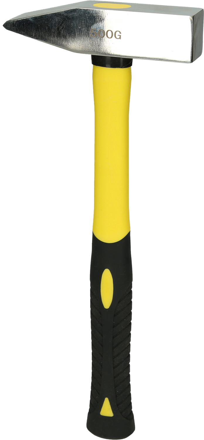 EDELSTAHL Schlosserhammer mit Fiberglasstiel, 1000g