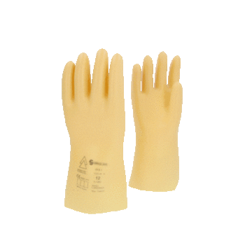 Elektriker-Schutzhandschuh mit Schutzisolierung, Größe 12, Klasse 1, weiß