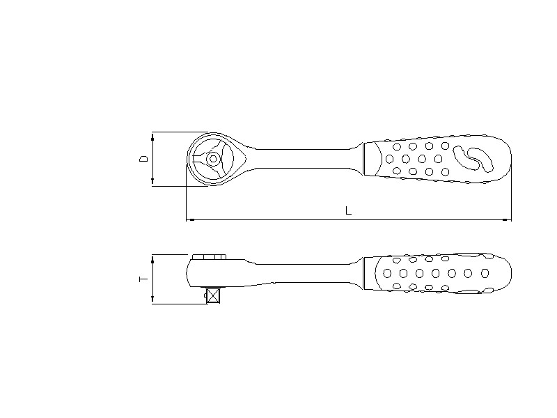Werkzeug Sonic Ratsche 1/2" 72 Zähne 7120703