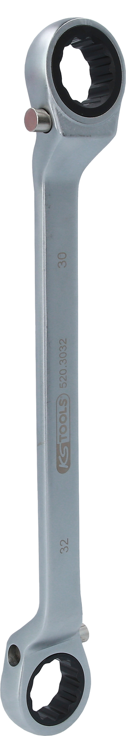 Ratschenringschlüssel, umschaltbar, 30x32mm