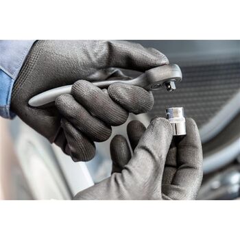 VIGOR Doppelsechskant-Steckschlüssel Satz · V7514/13 · Vierkant hohl 6,3 mm (1/4 Zoll) · Außen Doppel-Sechskant Profil · 25 mm · Anzahl Werkzeuge: 13