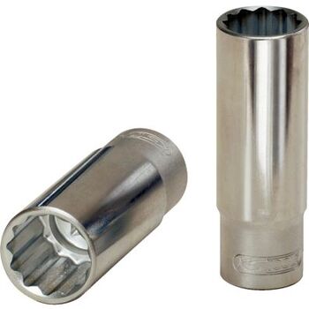 1/2" 12-kant-Stecknuss, lang, 13/16``