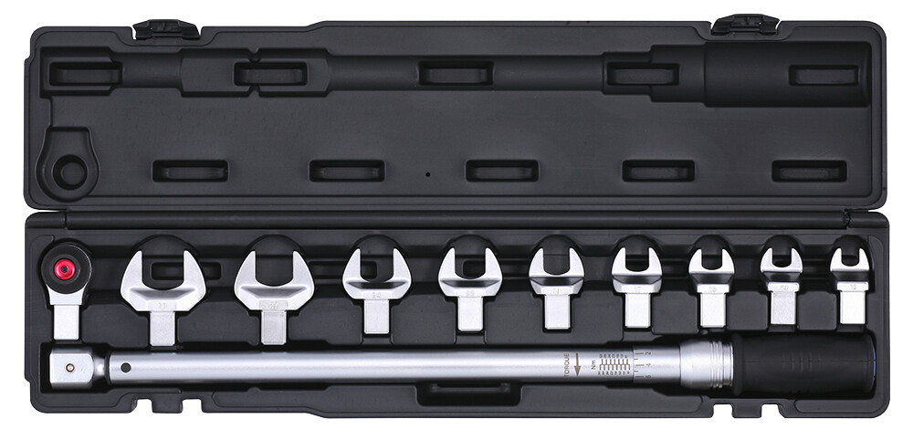 Werkzeug Sonic 1/2" Drehmomentschlüsselsatz Wechselköpfe 68-340Nm 11-tlg. 601106