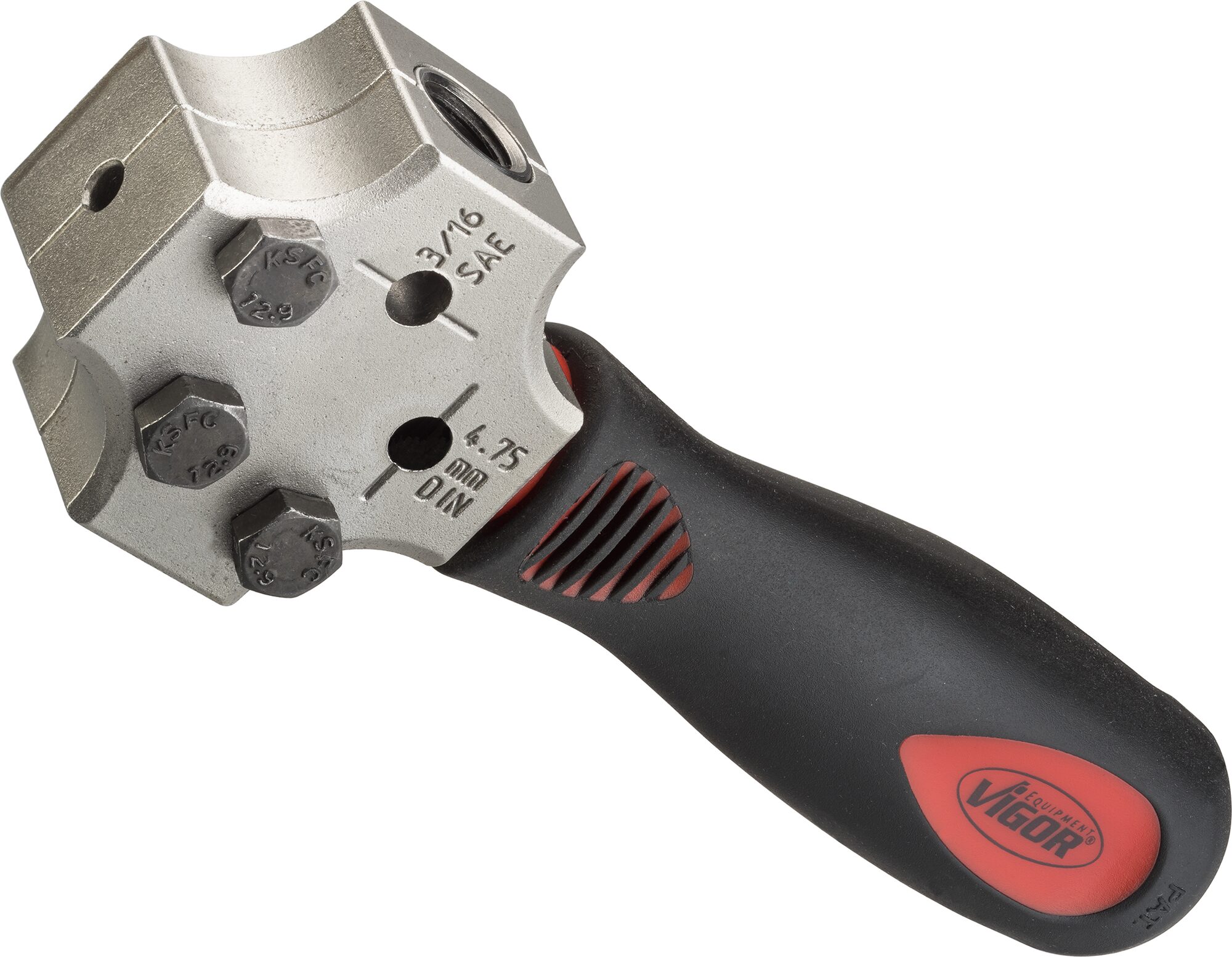 VIGOR Bördelgerät für Ø 4,75 mm · V4697 · Anzahl Werkzeuge: 6