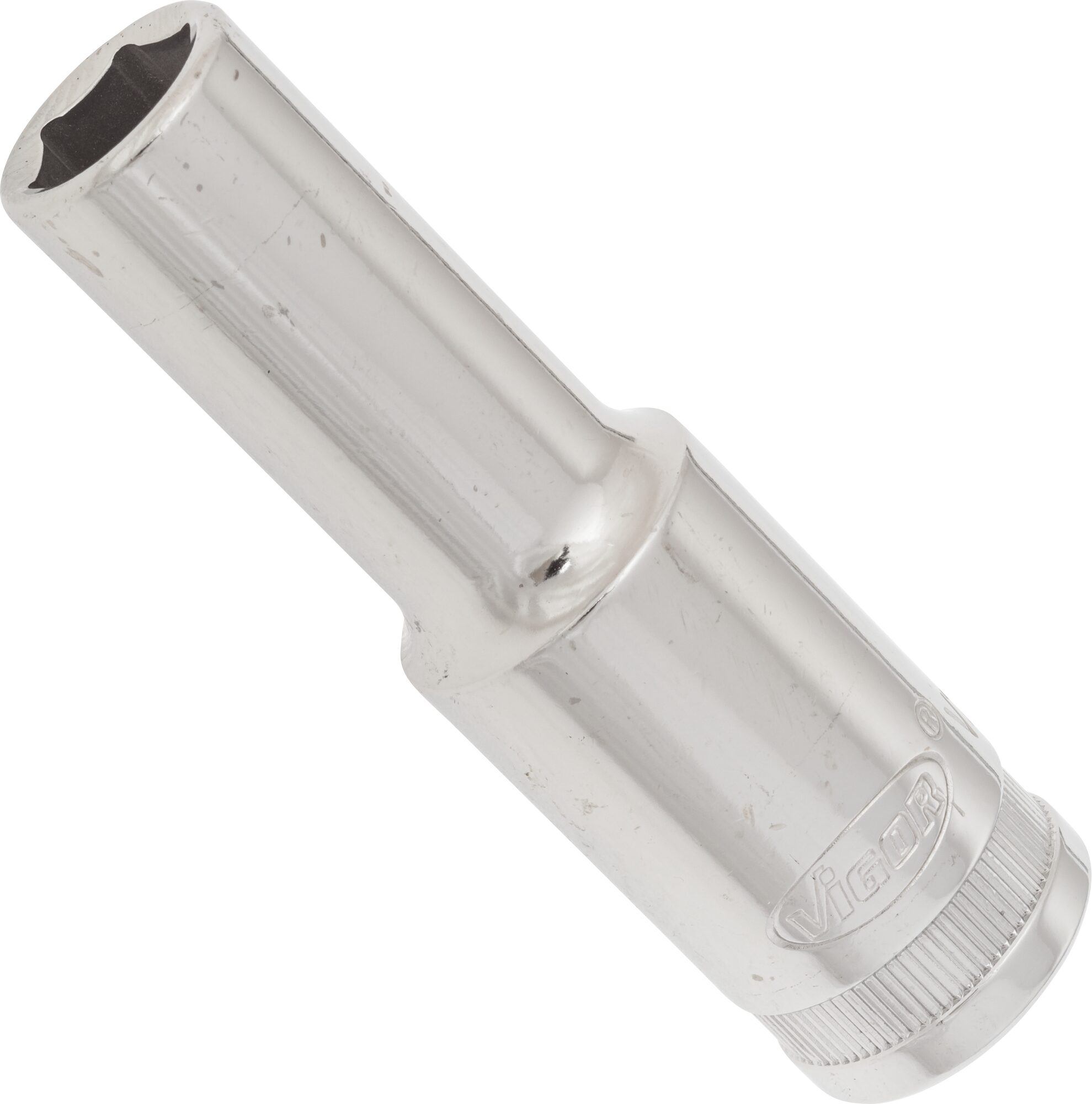 VIGOR Sechskant Steckschlüsseleinsatz · lang · V2580N · Vierkant hohl 12,5 mm (1/2 Zoll) · Außen Sechskant Profil · 11 mm