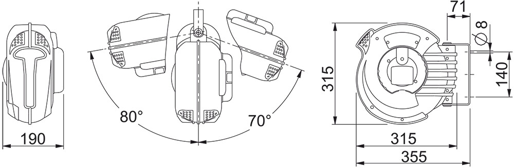 Unterlage, Werkstattausrüstung Sonic Schlauch-Aufrollautomatik 8m Ø10mm 4822404