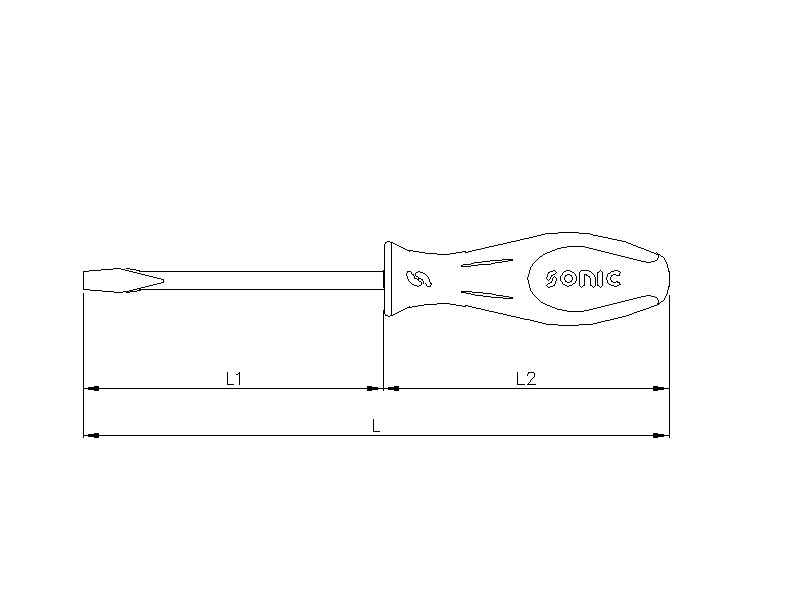 Werkzeug Sonic Schlitzschraubendreher 5.5mm 13355