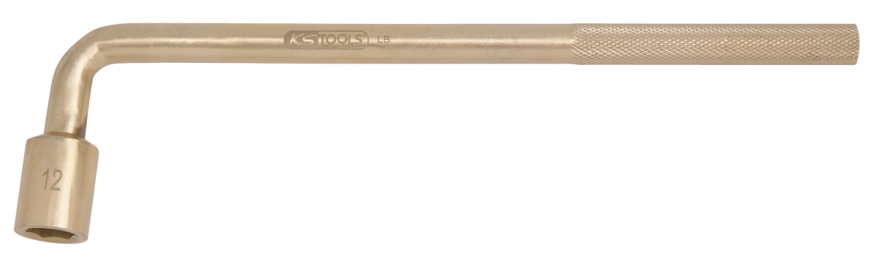 BRONZEplus 6-kant-Steckschlüssel gewinkelt 17 mm