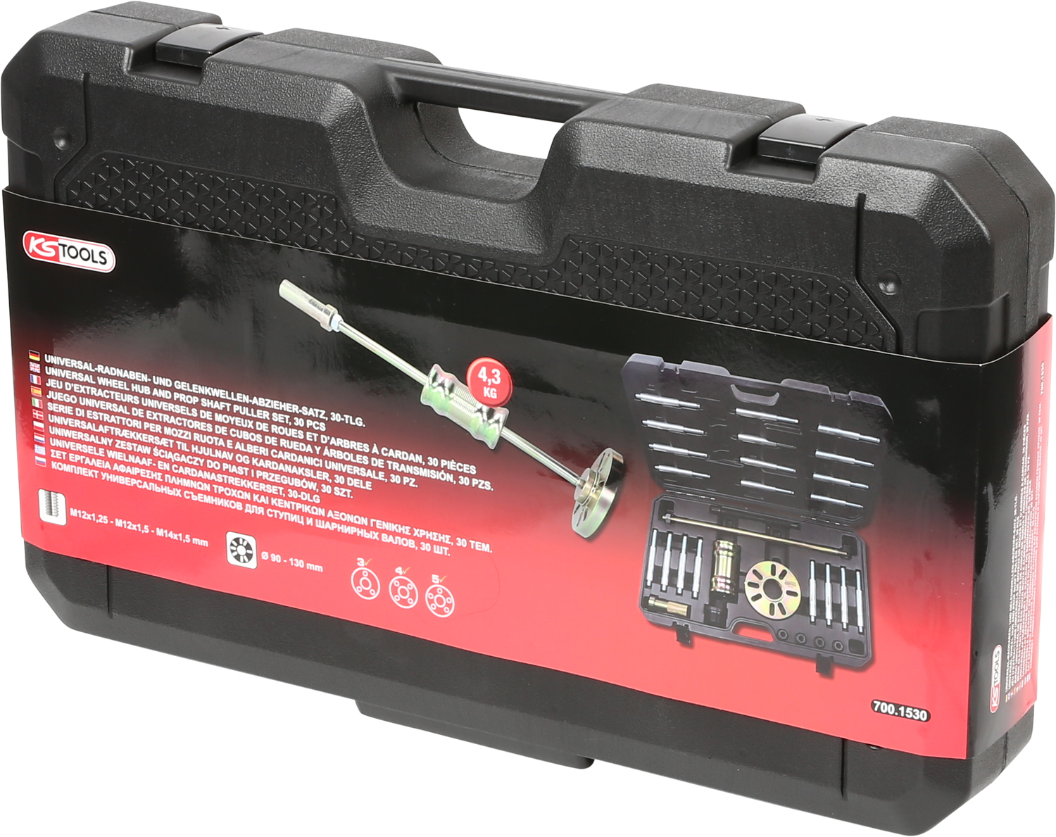 Universal-Radnaben- und Gelenkwellen-Abzieher-Satz, 30-tlg