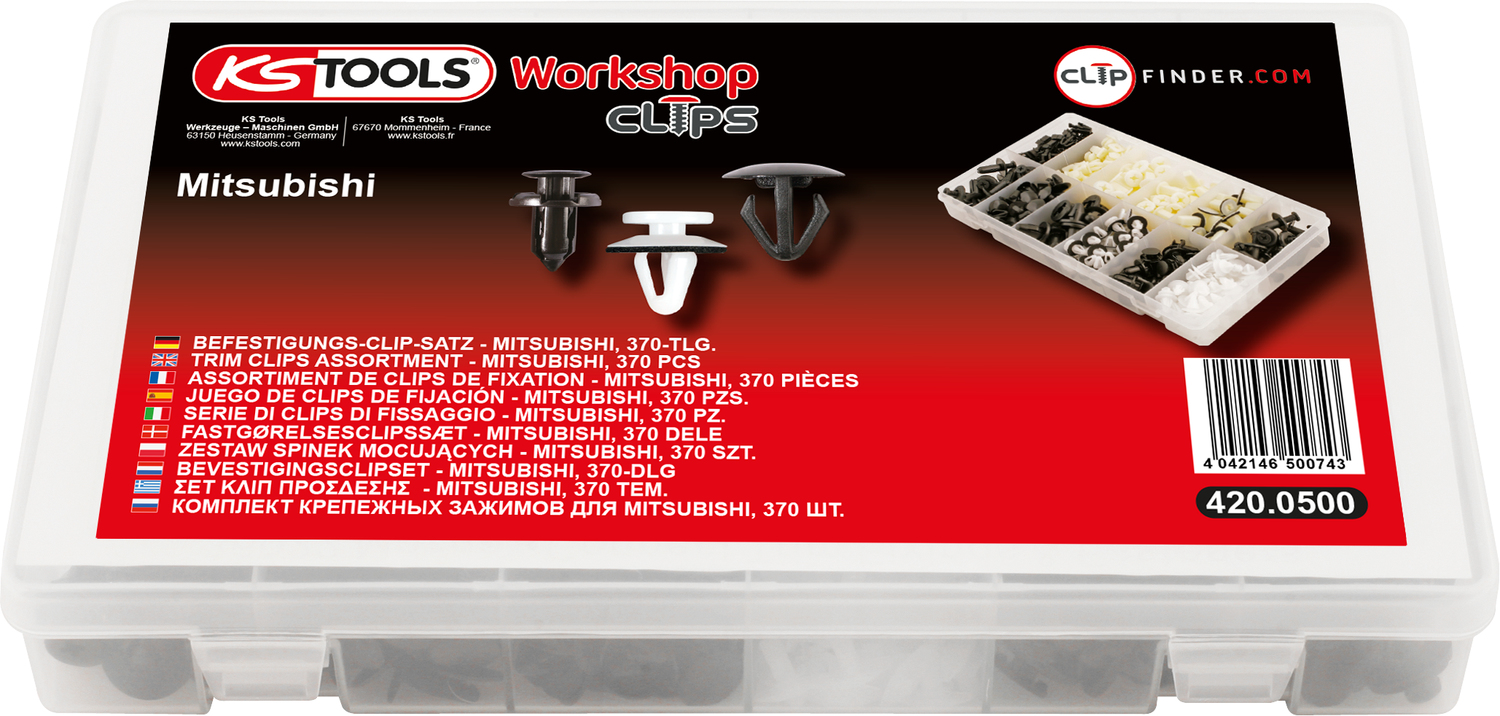 Befestigungs-Clip-Satz für Mitsubishi, 370-tlg