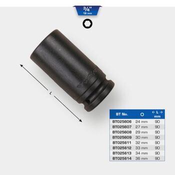 Kraft-Stecknuss KS TOOLS  BT025606