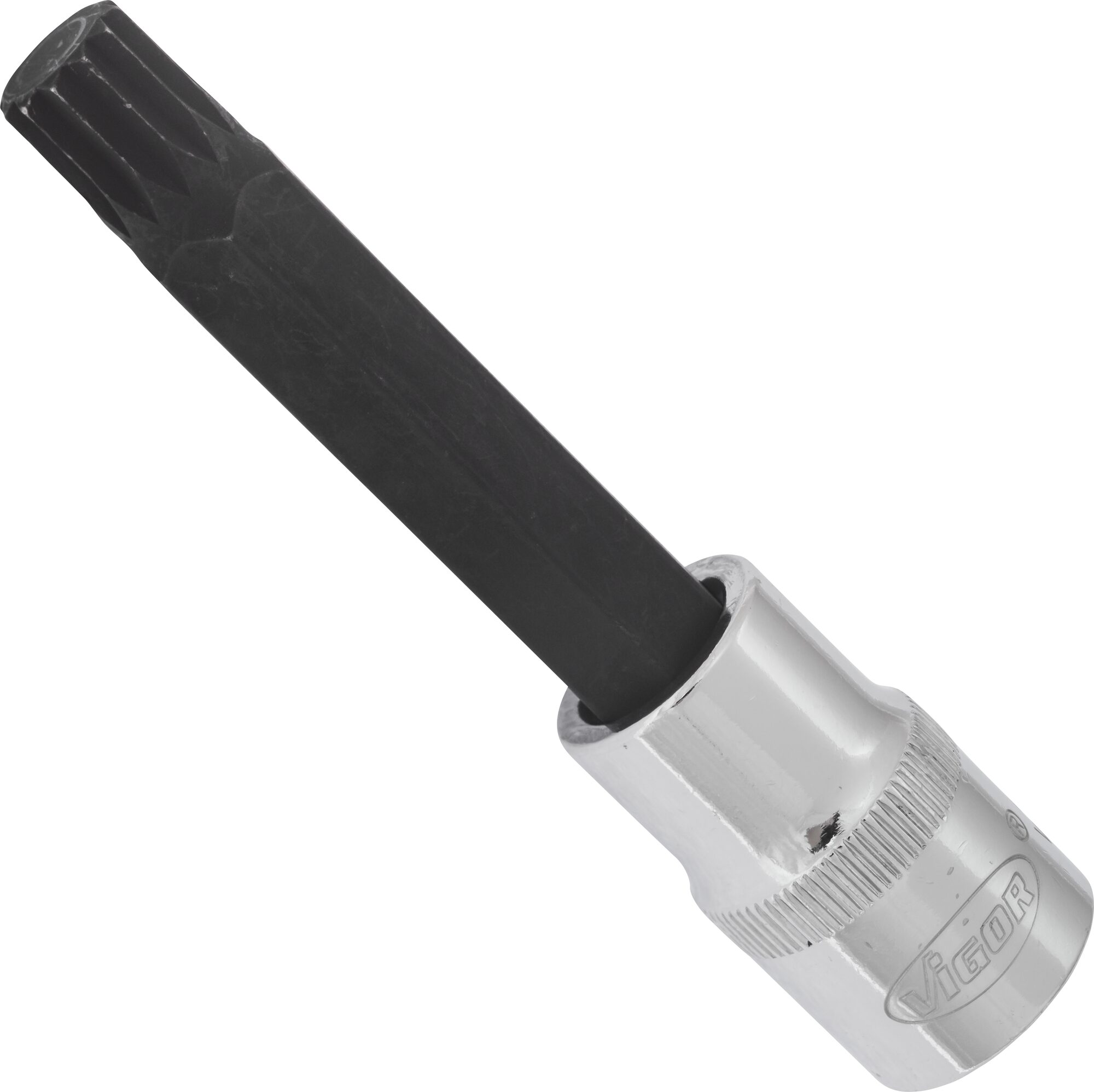 VIGOR Innenvielzahn Schraubendreher-Einsatz (XZN) · V2060 · Vierkant hohl 12,5 mm (1/2 Zoll) · Innen Vielzahn Profil XZN · M12
